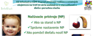 Načúvacie prístroje - opäť webinár pre rodičov