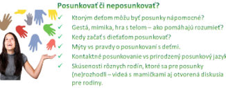 Posunkovať či neposunkovať? Poďte sa dozvedieť viac a pozdieľať vaše skúsenosti!